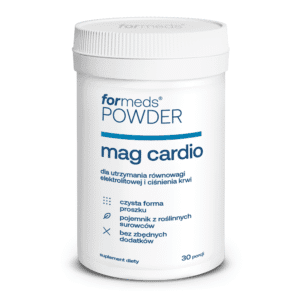 Opakowanie POWDER Mag Cardio – 30 porcji, logo Formeds.
