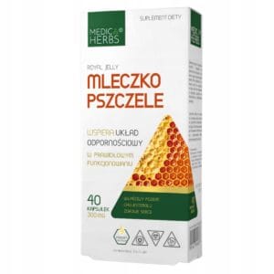 MEDICA HERBS MLECZKO PSZCZELE - 40 kapsułek 300 mg