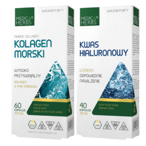 Zestaw Kolagen Kwas Hialuronowy dla wsparcia elastyczności skóry