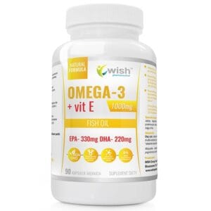 wish Omega 3 Witamina E 90 kapsułek
