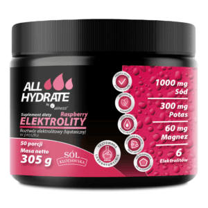 aliness AllHydrate Elektrolity o smaku malinowym