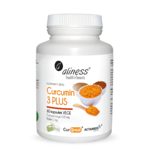 Aliness, Curcumin 3 PLUS z piperyną 500 mg/1 mg x 60 kaps.