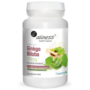 aliness Ginkgo Biloba 120 mg - 60 kapsułek VEGE