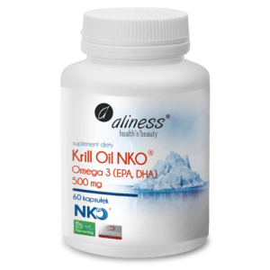 aliness Krill Oil NKO® 500 mg - Omega 3 + Astaksantyna - 60 kapsułek