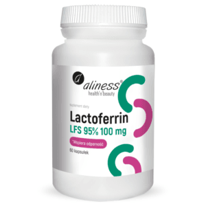 aliness Lactoferrin laktoferyna LFS 95% 100mg - 60 kapsułek