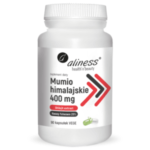 aliness Mumio himalajskie 400mg - 90 kapsułek VEGE