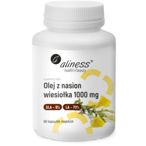 aliness Olej z nasion wiesiołka 1000 mg 9%/70% - 90 kapsułek miękkich