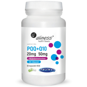aliness PQQ MGCPQQ® 20 mg + Q10 50 mg - 60 kapsułek VEGE