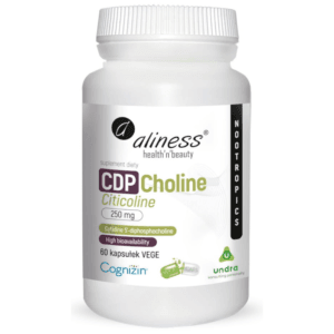 aliness cholina CDP Choline 250 mg - 60 kapsułek VEGE