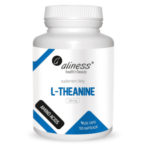 aliness teanina L-Theanine 200 mg - 100 kapsułek VEGE