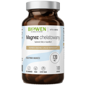 Biowen Magnez Chelatowany - Diglicynian - 100 kapsułek
