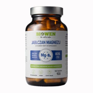 Biowen Jabłczan Magnezu - 100 kapsułek 835 mg