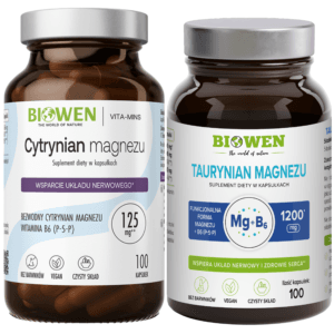 Kompleks magnezu - Biowen Cytrynian + Taurynian magnezu