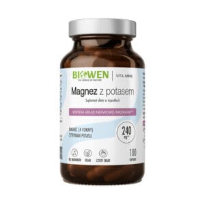 Biowen Magnez z Potasem - 100 kapsułek
