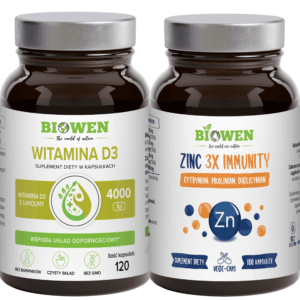 Witamina D3 Cynk - Zestaw Biowen na odporność