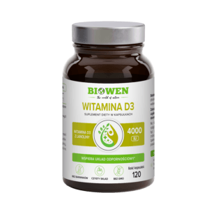 Biowen Witamina D3 4000 - 120 kapsułek