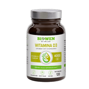 Biowen Witamina D3 4000 - 120 kapsułek