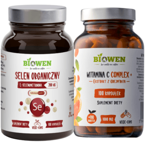 Zestaw antyoksydacyjny - Biowen Selen Witamina C