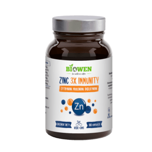 Biowen Cynk - ZINC 3X IMMUNITY - 100 kapsułek