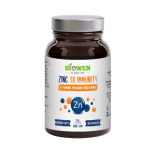 Biowen Cynk - ZINC 3X IMMUNITY - 100 kapsułek