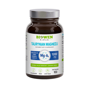 Taurynian Magnezu - BIOWEN - 100 kapsułek