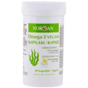 NORSAN Omega 3 Vegan Kapsułki - 80 szt.