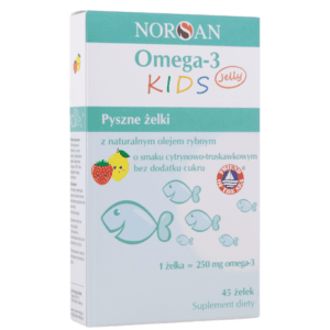 NORSAN Omega 3 FISK Jelly żelki dla dzieci - 45 szt.