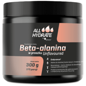 ALLHydrate by aliness, Beta-Alanina 300 g, 375 porcji