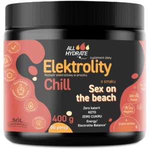 ALLHydrate by aliness Elektrolity CHILL o smaku Sex on the beach 400 g - 50 porcji