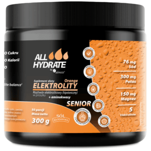 ALLHydrate by aliness Elektrolity Senior Orange 300 g - 50 porcji
