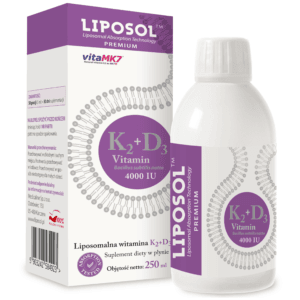 Liposol™ Liposomalna Witamina K2 (Vita MK7) 100 uq + D3 4000 IU 250 ml