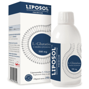 Liposol™ Liposomalny L-Glutation 500 mg, smak cytrynowy – 250 ml
