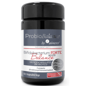 ProbioBALANCE by aliness, Probiotyk Bifidobacterium FORTE Balance NO FOSS - 60 kapsułek
